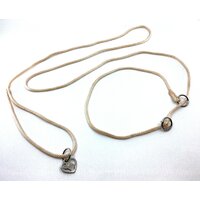 Výstavné vodítko PROFI 180cm 4mm slonovinová kosť so stopom